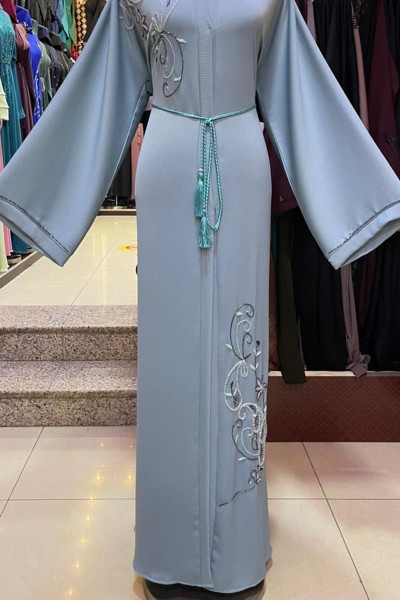 (3 Pieces Set) Classy Stone Abaya