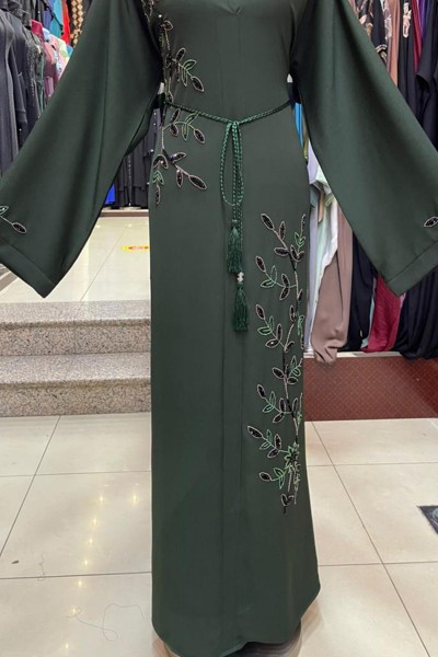 (3 Pieces Set) Vogue Abaya 