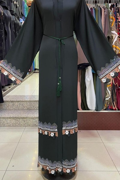 (3 Pieces Set) Classy Abaya 