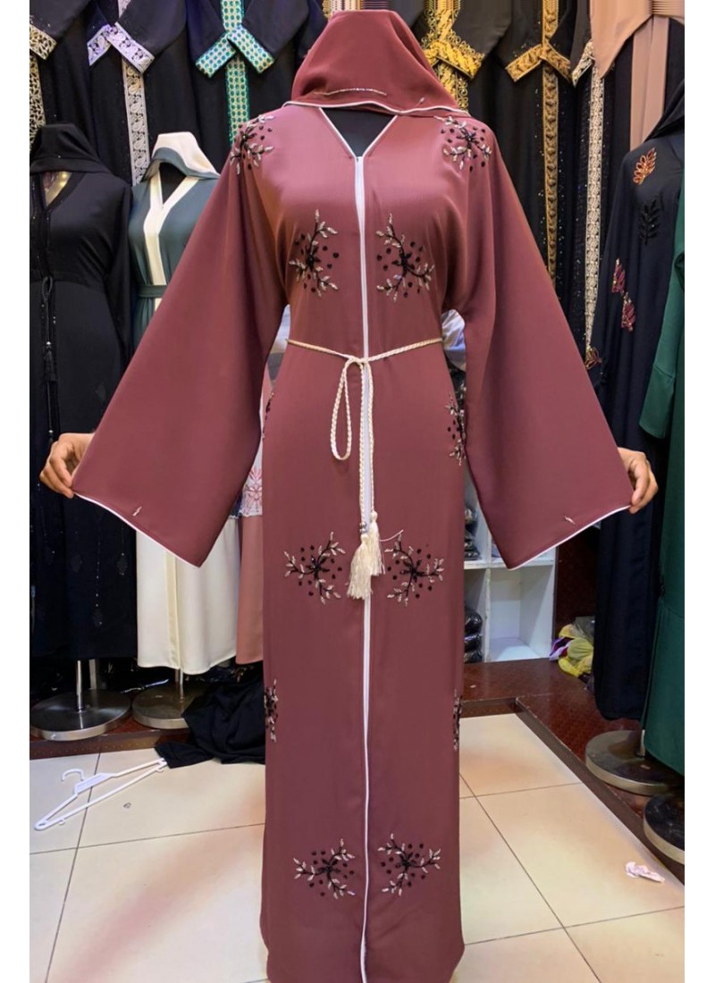 (3 Pieces Set) Elegant Abaya 