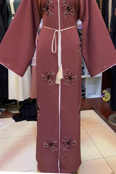 (3 Pieces Set) Elegant Abaya 