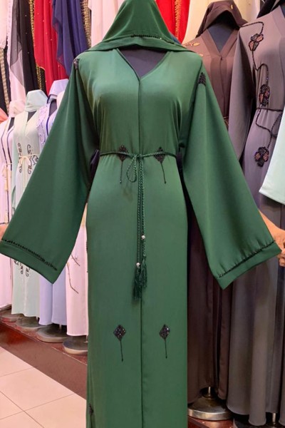 (3 Pieces Set) Royal Style Abaya 