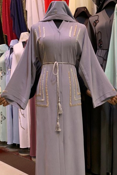 (3 Pieces Set) Occasional Abaya 