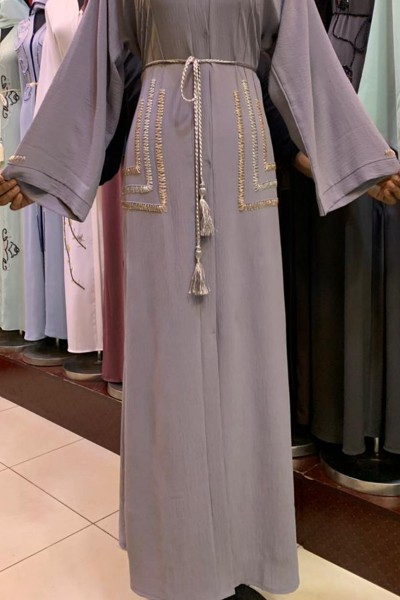 (3 Pieces Set) Occasional Abaya 