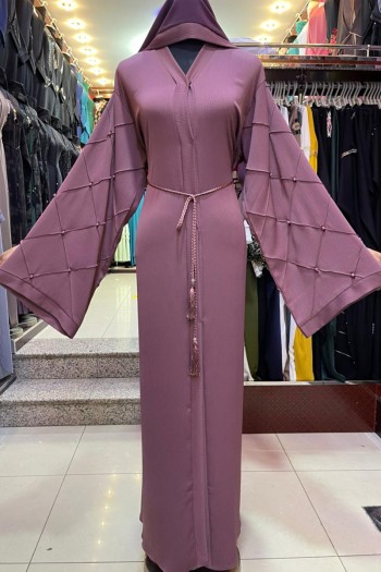 (3 Pieces Set) Designer Abaya 