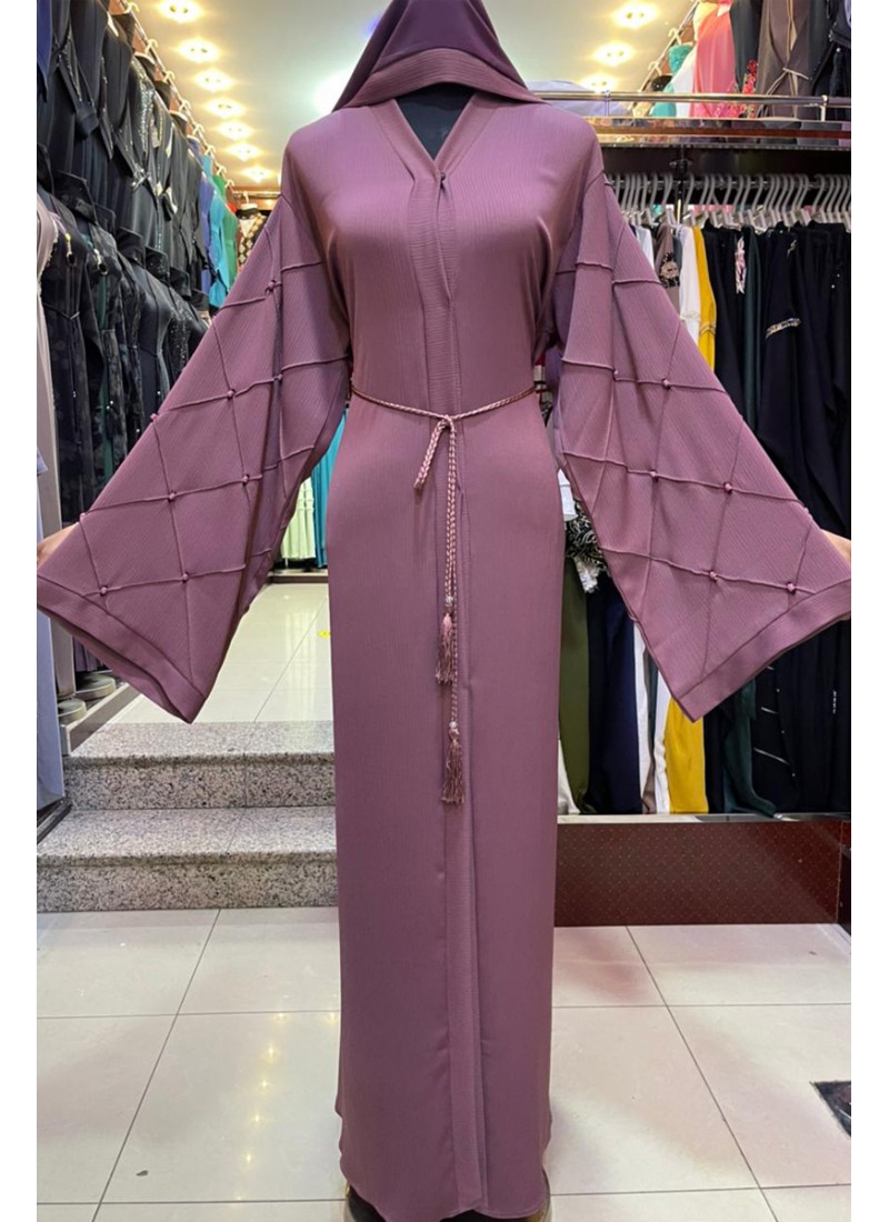 (3 Pieces Set) Designer Abaya 