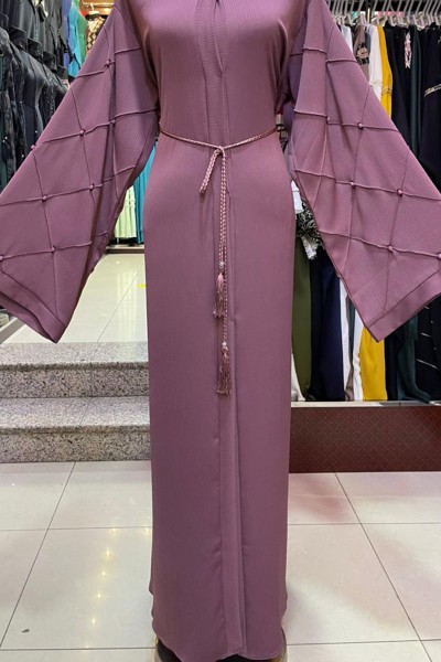 (3 Pieces Set) Designer Abaya 