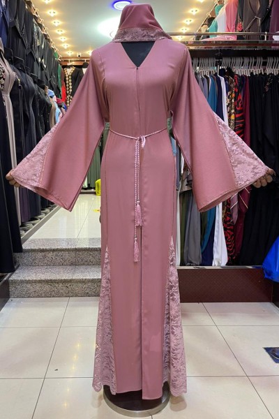  (3 Pieces Set) Moistreet Abaya