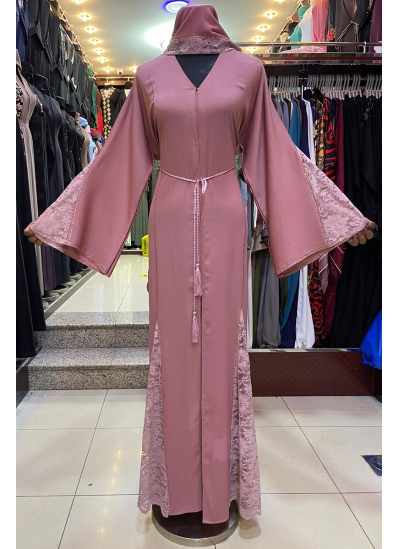  (3 Pieces Set) Moistreet Abaya