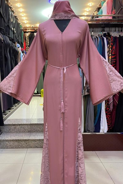  (3 Pieces Set) Moistreet Abaya