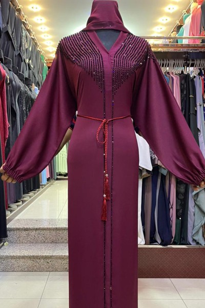  (3 Pieces Set) Nukhbaa Abaya