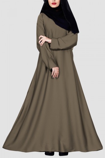 Classy Plain Umbrella Abaya