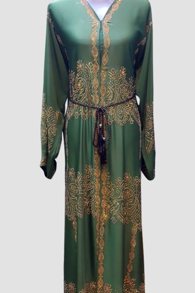 Classy Crsytal Abaya 