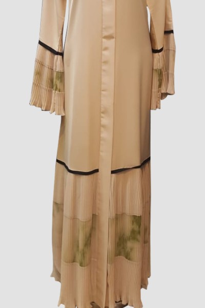 Plain Pleated Abaya 