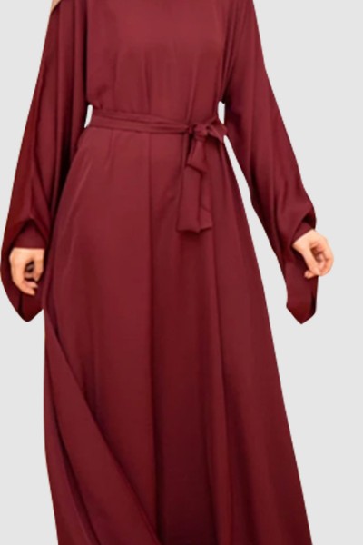 Umbrella Cut Plain Abaya 