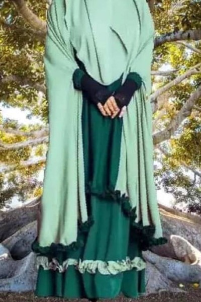 (6 Pieces Set) Classy Pray Abaya