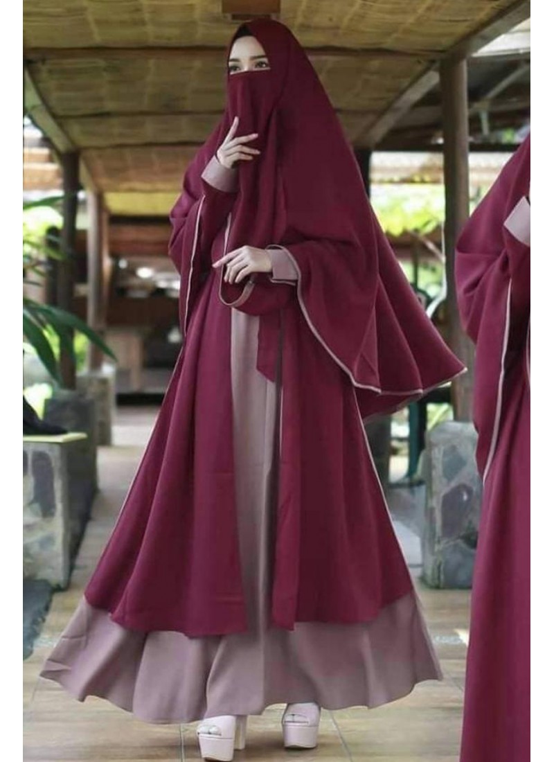 (6 Pieces Set) Zinnia Pray Abaya