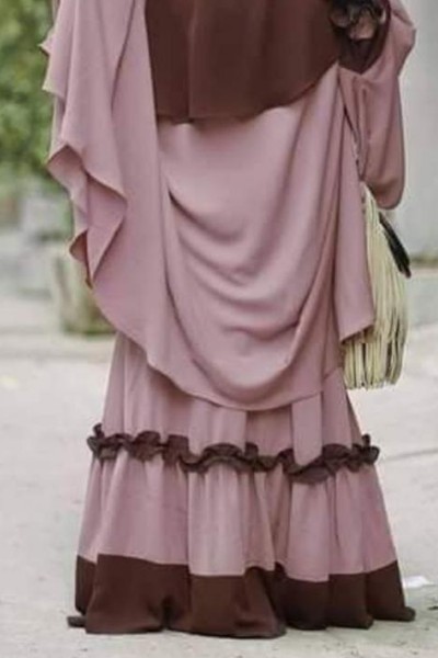 (6 Pieces Set) Jilbab Pray Abaya