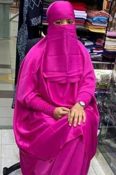 (12 Pieces Set) Pink Jilbab Abaya