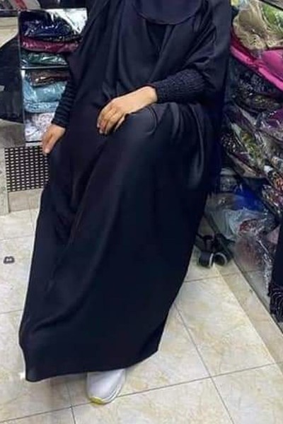 (12 Pieces Set) Black Jilbab Abaya