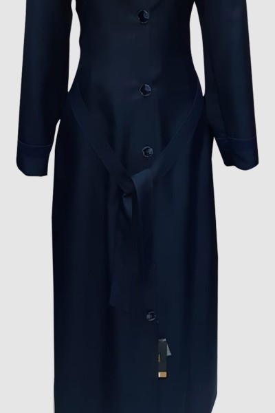 (3 Pieces Set) Bow Abaya Coat