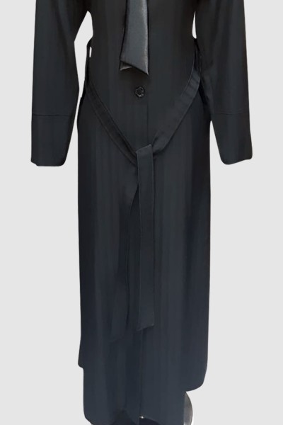 (3 Pieces Set) Classic Abaya Coat