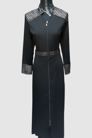 (3 Pieces Set) Newest Abaya Coat