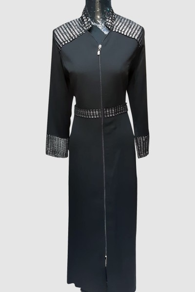 (3 Pieces Set) Newest Abaya Coat