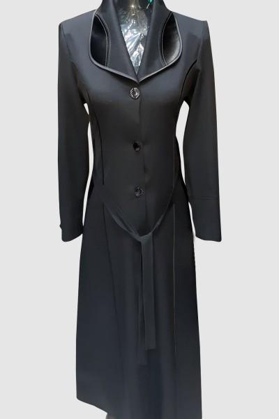 (3 Pieces Set) Feminine Abaya Coat