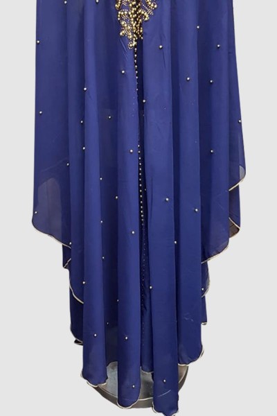 (3 Pieces Set) Elegant Aroosa Abaya 