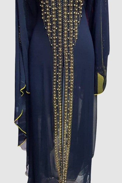 (3 Pieces Set) Stunning Aroosa Abaya 