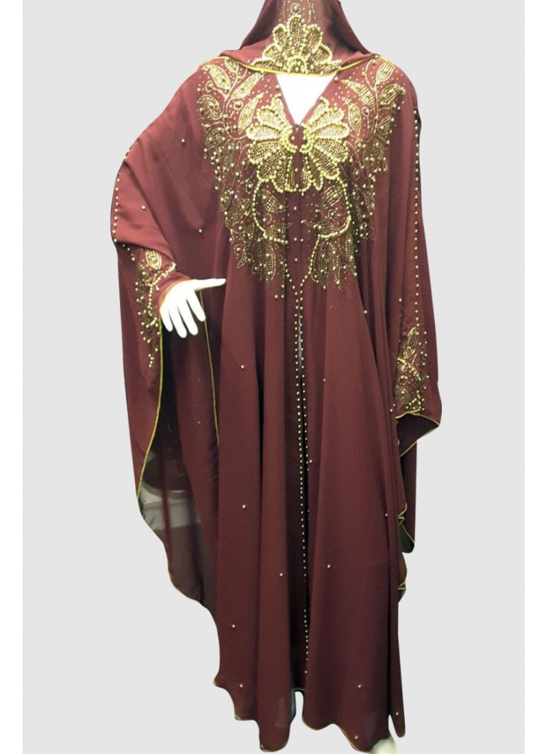 (3 Pieces Set) Abaya Arabian Designs
