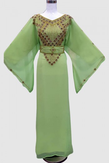 (MOQ 3 PCS) Fancy Kaftan