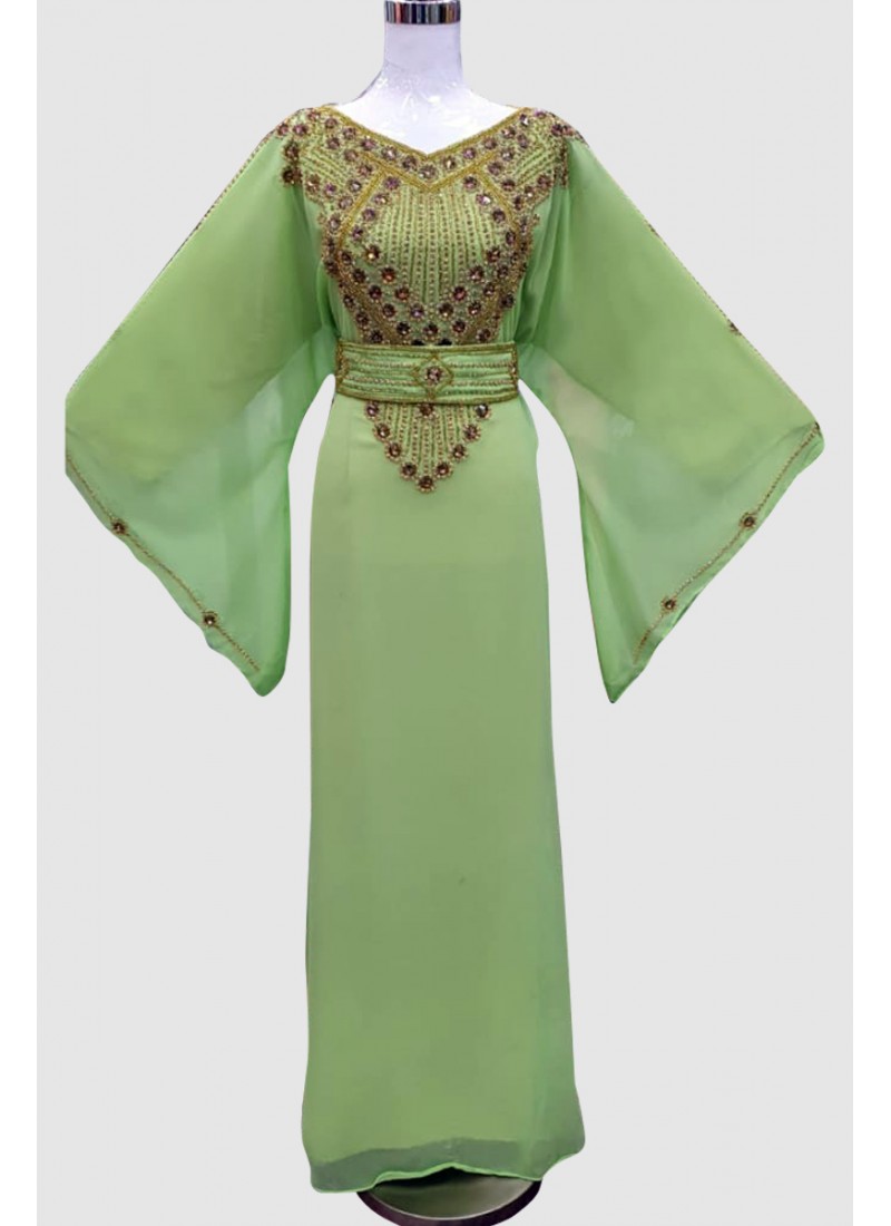 (MOQ 3 PCS) Fancy Kaftan