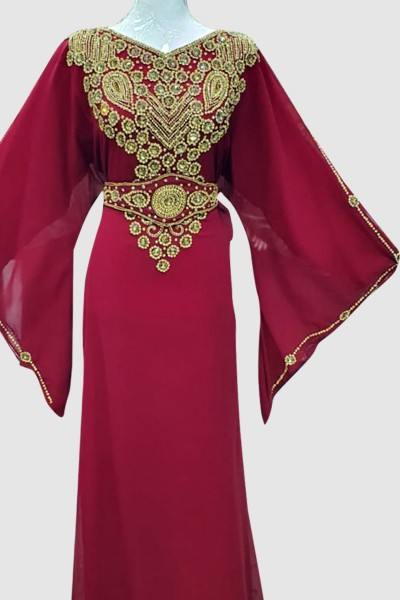 (MOQ 3 PCS) Elegant Kaftan