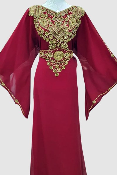 (MOQ 3 PCS) Elegant Kaftan