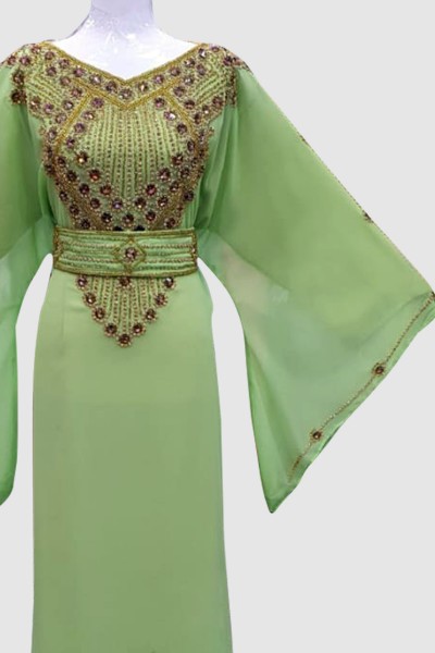 (MOQ 3 PCS) Fancy Kaftan