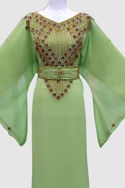 (MOQ 3 PCS) Fancy Kaftan