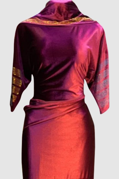 (MOQ 3 PCS) Close Velvet Abaya