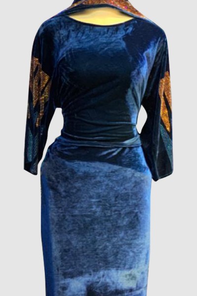 (MOQ 3 PCS) Senso Velvet Abaya