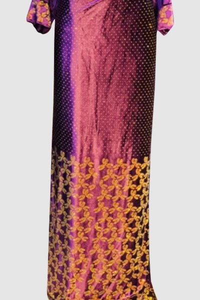 (MOQ 3 PCS) Shinny Velvet Abaya 