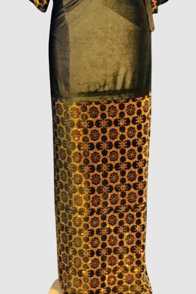(MOQ 3 PCS) Shinny Beads Abaya