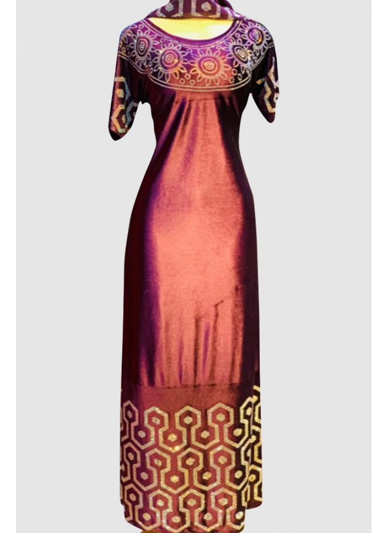 (MOQ 3 PCS) Short Sleeve Abaya