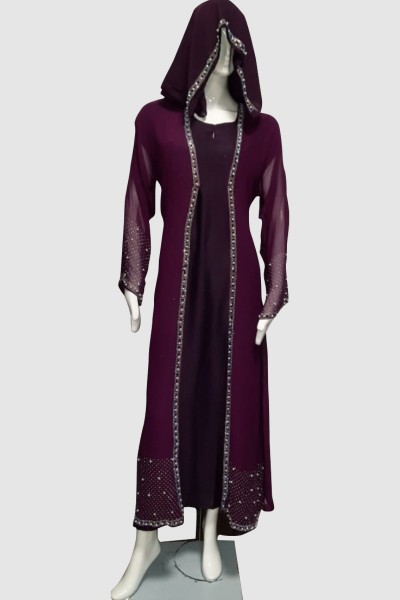 (MOQ 3 PCS) Hexagon Abaya