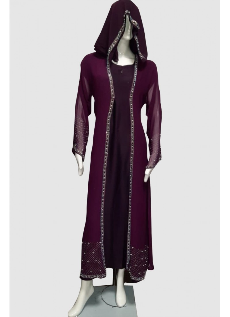 (MOQ 3 PCS) Hexagon Abaya