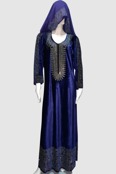 (MOQ 3 PCS) Azalea Crystal Abaya