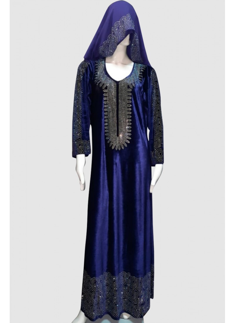 (MOQ 3 PCS) Azalea Crystal Abaya