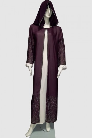 (MOQ 3 PCS) Daisy Stone Abaya