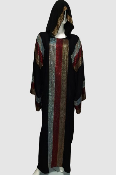 (MOQ 3 PCS) Farasha Beads Abaya