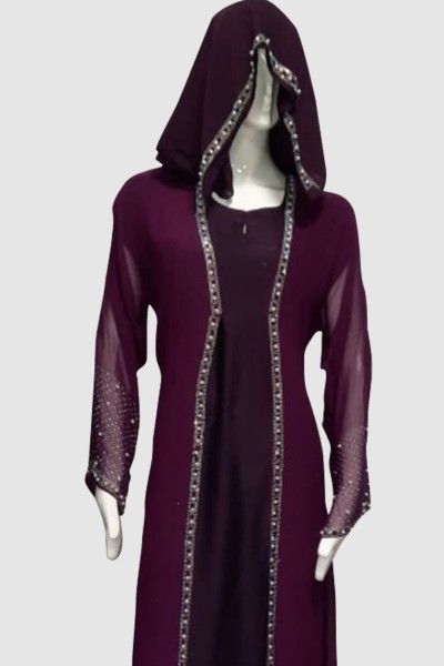(MOQ 3 PCS) Hexagon Abaya